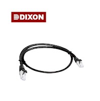 Cable Patch Cord Dixon 1 Metro UTP Cat.5e 24 AWG COBRE LSZH RoHS Negro